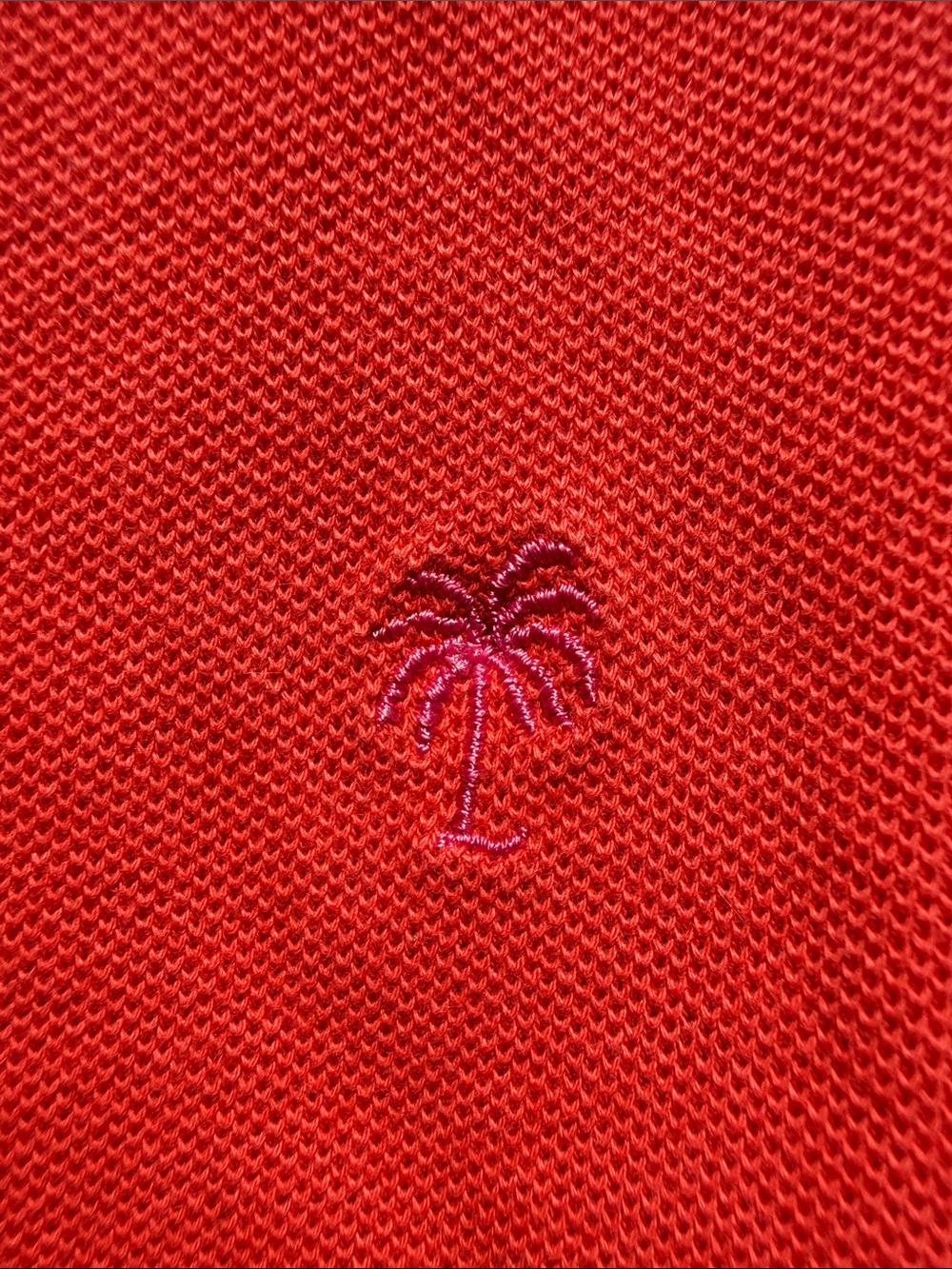 Lilly Pulitzer Coral Red Polo Top - Picture 3 of 3